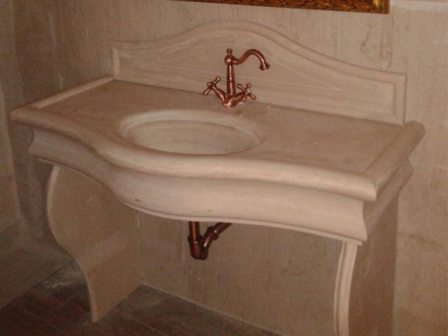 Lavabo monoblocco